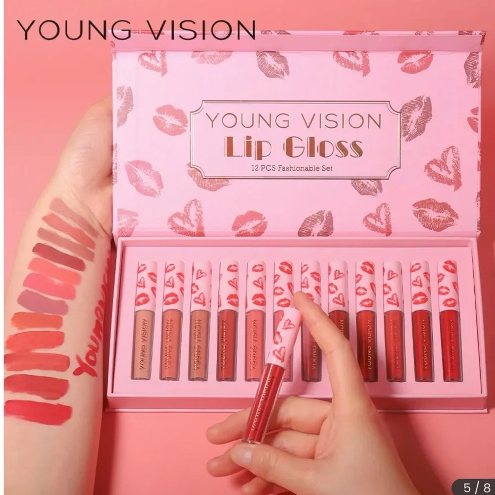 Beauty Concepts.Lipstick Valentines Set NIB